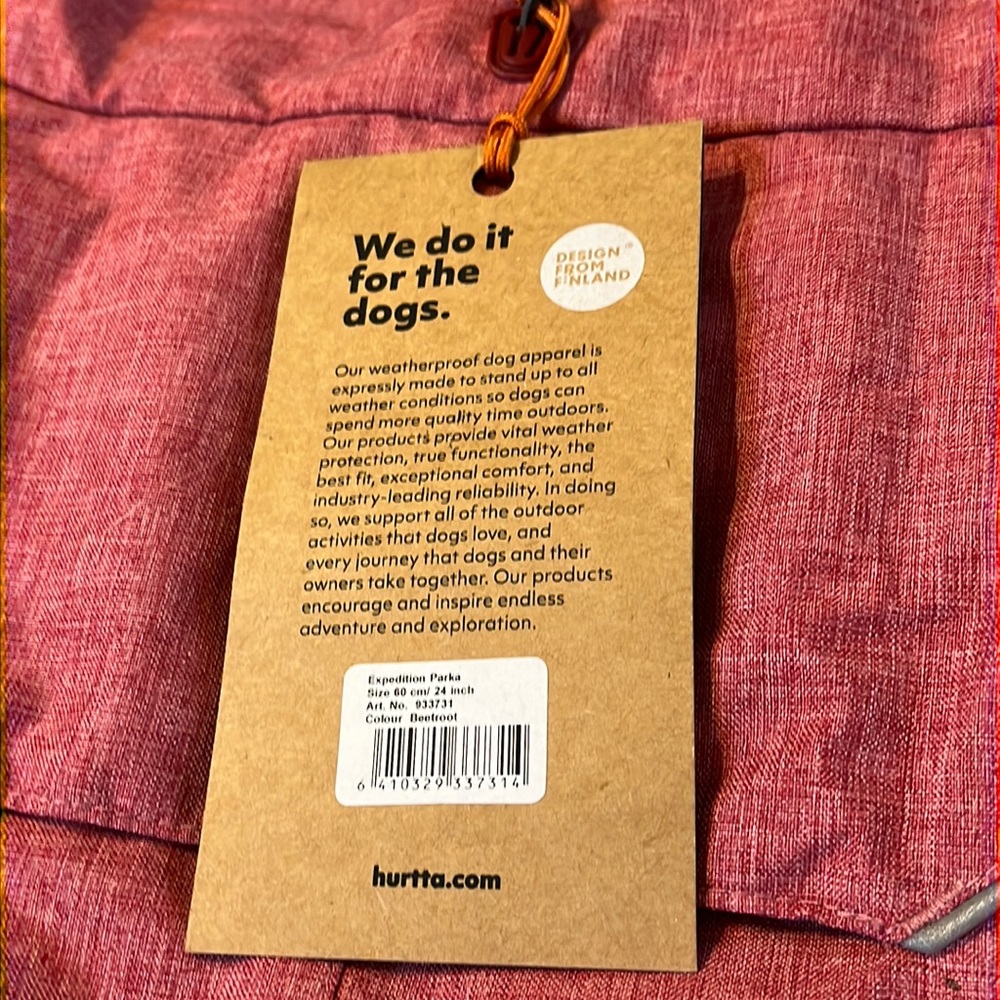 Winter Dog Coat Brand new with tags Hurrta expedition parka for dogs.